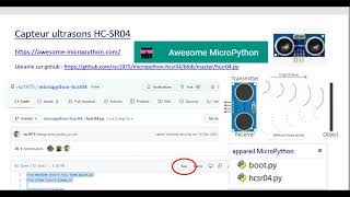 HC-SR04 Micropython Ultrasonic Distance Sensor