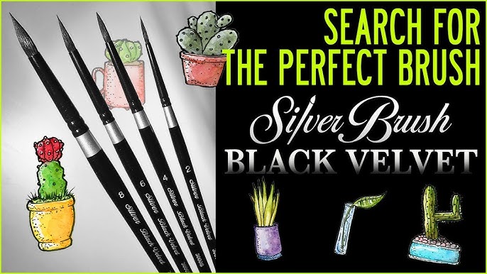 Watercolor Brush Comparison  Silver Black Velvet vs Dainayw: Which  Watercolor Brush is Better? 