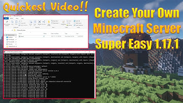 How To Create Minecraft 1.17.1 Server Quickest Ever Super Simple Under 4 Minutes!!