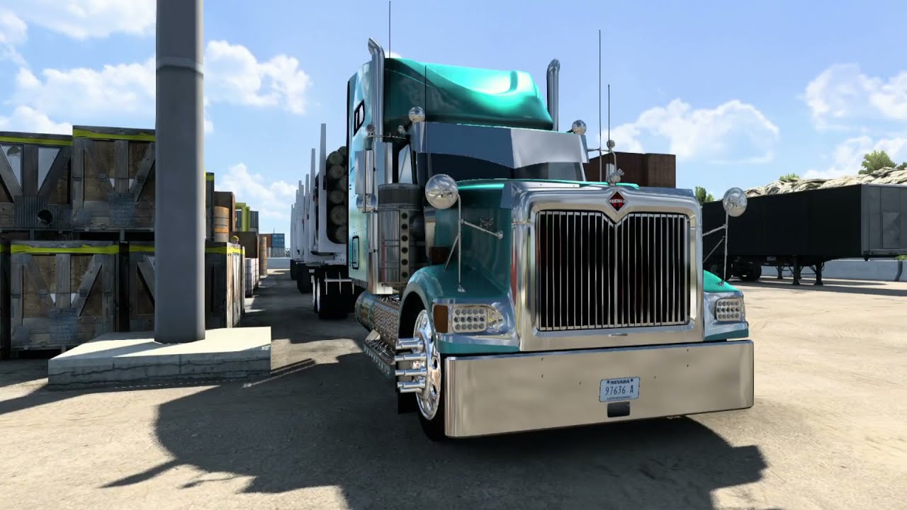 INTERNATIONAL 9900i - ATS mods - YouTube