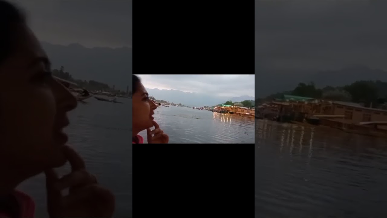 # Mesmerizing Evening view of Dal Lake after Sunset with hot Kawa 