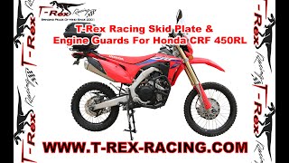 T-Rex Racing Skid Plate And Engine Guards For Honda CRF 450L / RL