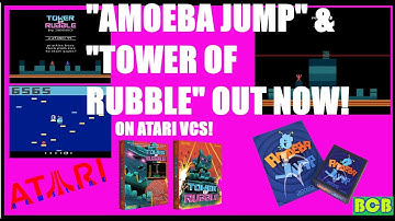 "Amoeba Jump" & "Tower of Rubble" OUT NOW on Atari VCS! Two Cool Homebrew Games! (Atari Newsline)