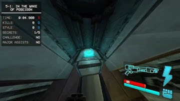 ULTRAKILL: 5-1 IN THE WAKE OF POSEIDON Secret Exit Speedrun (0:07.800)