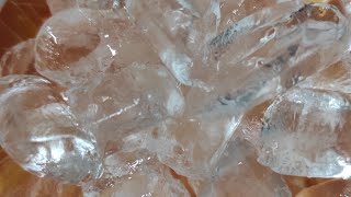 ASMR ICE EATING - HARD ICE WHITE ICE EATING