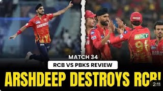 lyer &amp; Co. Conquers Chinnaswamy! RCB Fall in Low-Scoring Drama at Home | Match Review #rcbvspbks