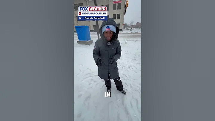 FOX Weather's Brandy Campbell goes behind the scenes in #Indianapolis as #snow  hammers the state
