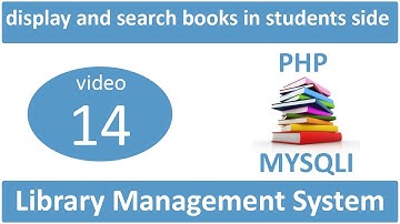 display and search books in students side in LMS