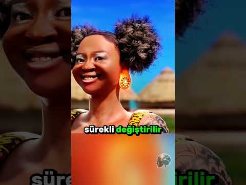 Afrika’daki İlginç Güzellik Anlayışı! 👂 ✨ 🌺   #shorts