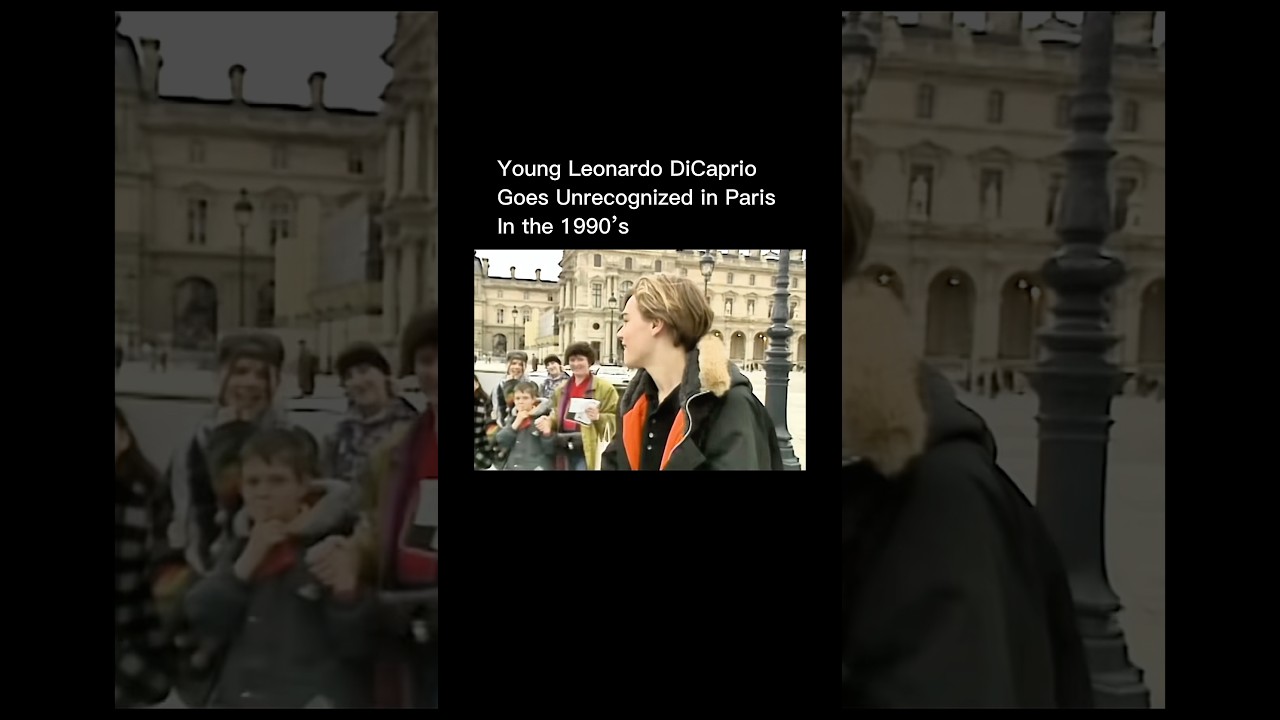Молодой Леонардо Ди Каприо тусуется в Париже — 1995