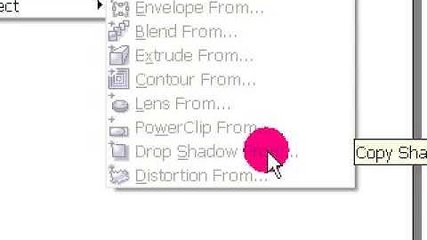 COREL DRAW-11(Copy Effect Drop Shadow From) IN HINDI