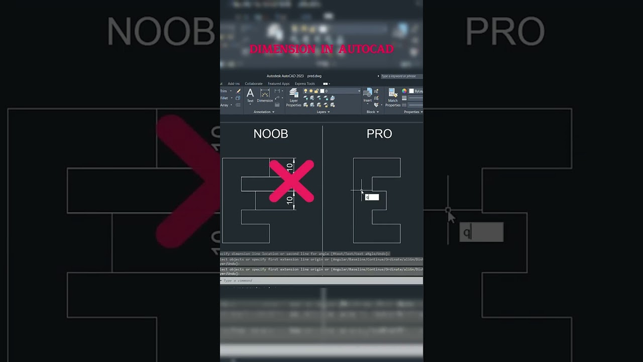 Quick Tip for Efficient Dimensioning in AutoCAD 2026  