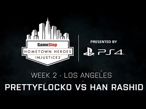 Injustice 2 - PRETTYFLOCKO vs HAN RASHID - GameStop Hometown Heroes Week 2