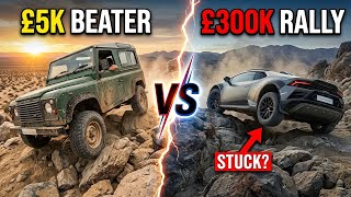 £5K Barn Find vs £300K Rally Supercar on ROCKS… The Result Shocked Everyone 😳
