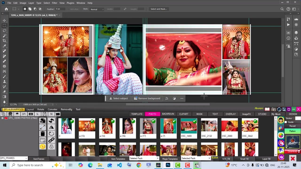 AlbumPro25 Tutorial: Auto Frame Feature দিয়ে সহজে Album Page Design করুন