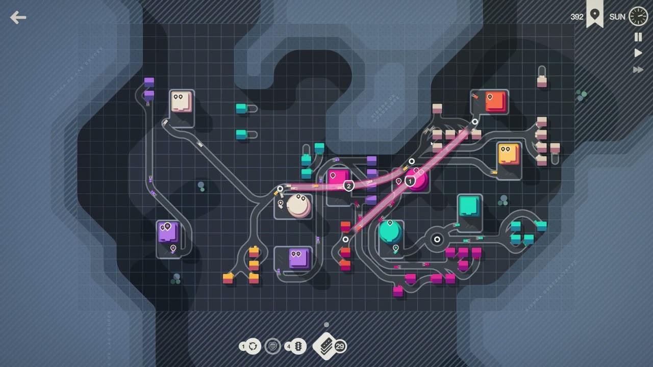 Mini Motorways - Daily Challenge 2024-08-01 (Mexico City)