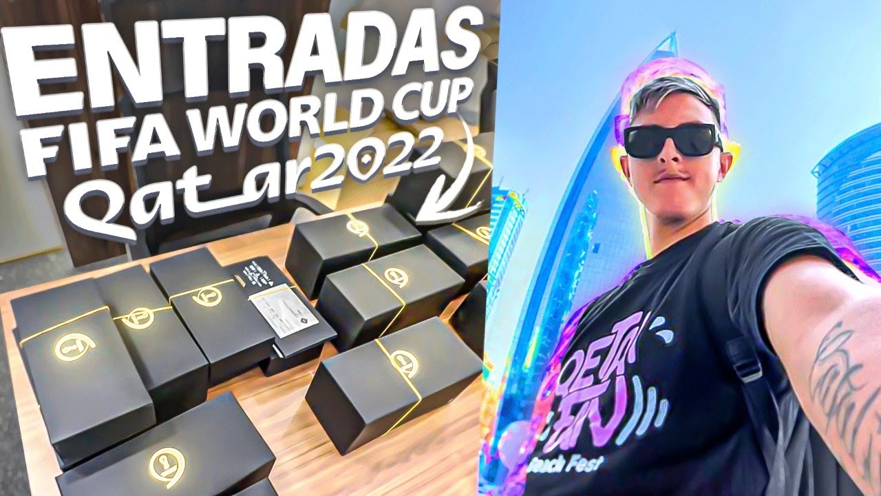 LOS PRIMEROS EN VER Y TOCAR LAS ENTRADAS DEL MUNDIAL