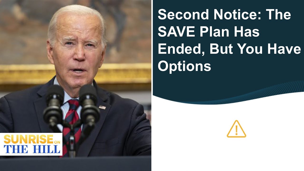 Biden-era SAVE plan ending for roughly 7 million student loan borrowers; what can they do? | Sunrise Biden-era SAVE plan ending for roughly 7 million student loan borrowers; what can they do? | Sunrise