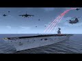 🔴LIVE - Aircraft Carrier C-RAM Air Defense System Shot Down Incoming Enemy Fighter jets