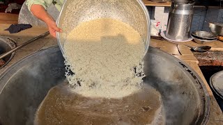 THE HUGE KABULI PULAO MAKING & RECIPE - BETTER TASTE AND UNIQUE CUSTOM | THE BEST SELLING FOOD