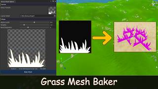 Unity Grass Tools — Grass Mesh Baker | ZLZ Env Shader (URP)