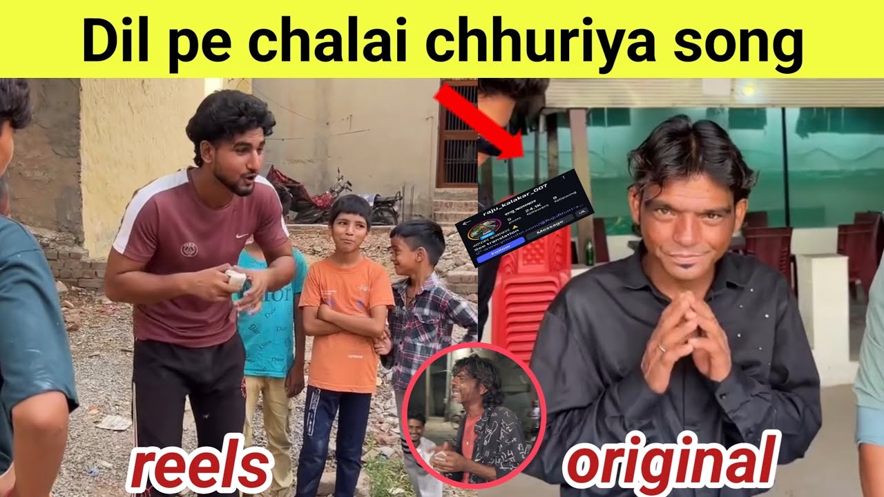 Dil pe chalai chhuriya song real voice garib singer raju kalakar | Instagram | raju bhai viral video