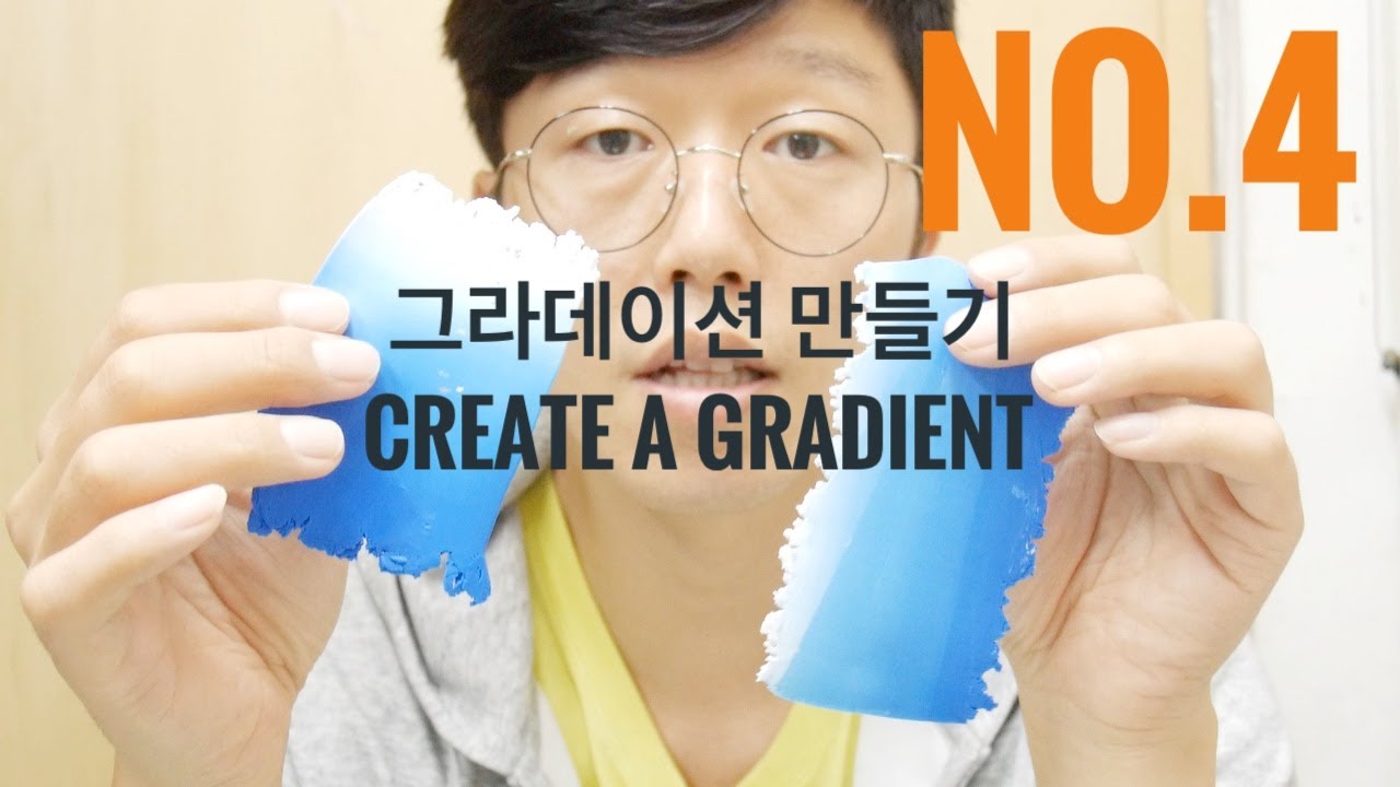 [No.4] Polymer clay gradation technique _ 폴리머클레이 그라데이션 만들기 - YouTube