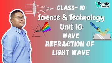 📖🔥Unit - 10 || Wave : Refraction of Light wave  || Class 10 || Science & Technology || New Syllabus