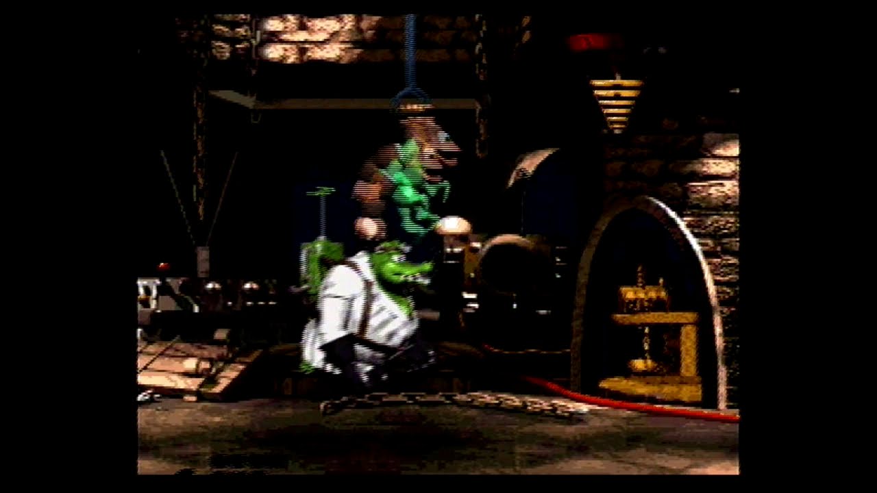Donkey Kong Country 3 - Weird glitch K. Roolenstein Boss
