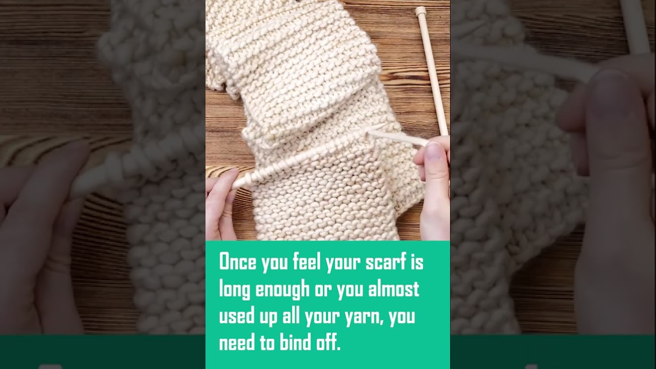 How to knit big scarf in 3 hours? 🧶 | knitting