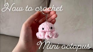 How To Crochet Cute Octopus In Just 11 Minutes - No Sewing!!! English Crochet Tutorial