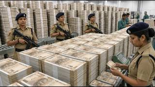 Inside India's Banknote Factory – Full Process: How Billion ₹10 Notes Are Made