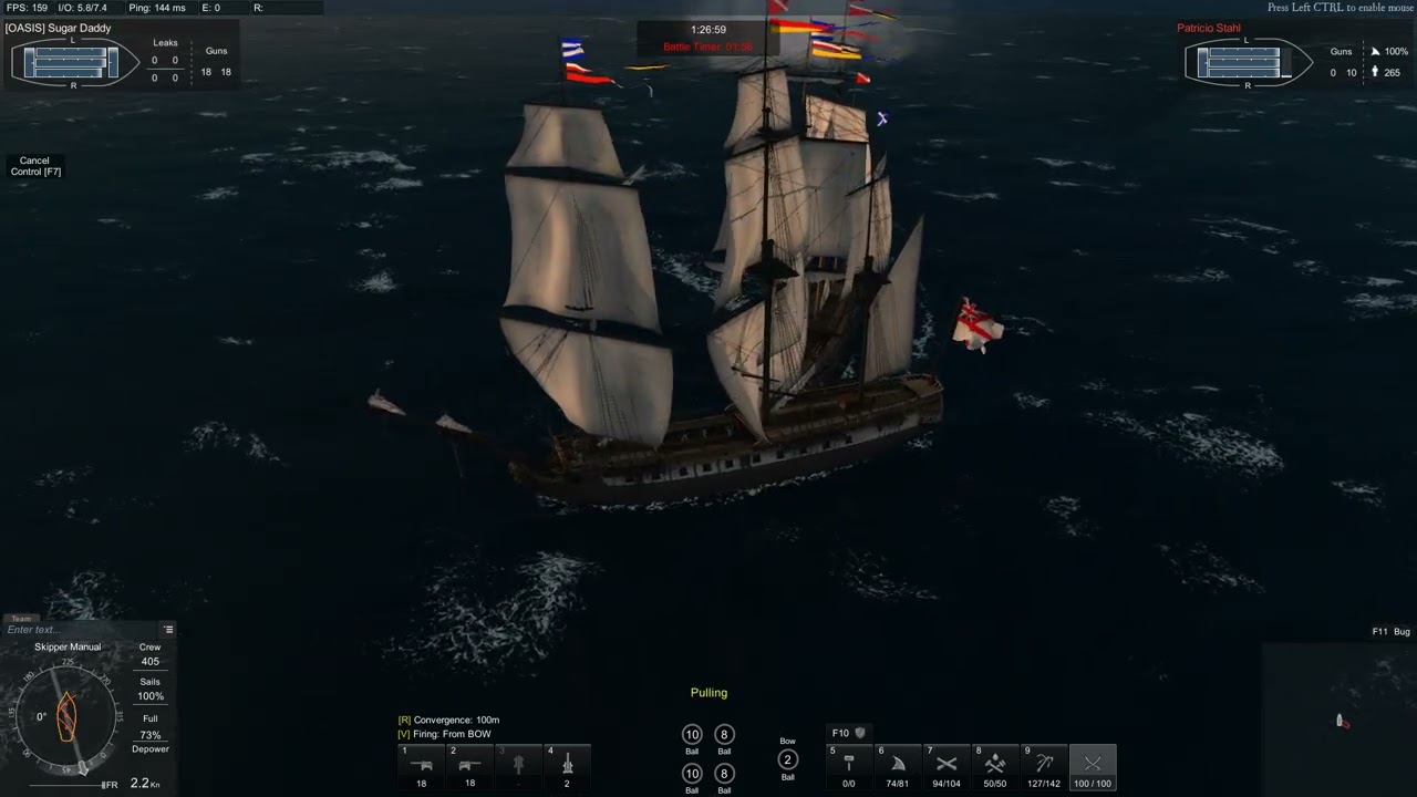 Naval Action - Boarding NPC ship