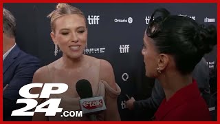 Catching up with Scarlett Johansson on the TIFF red carpet