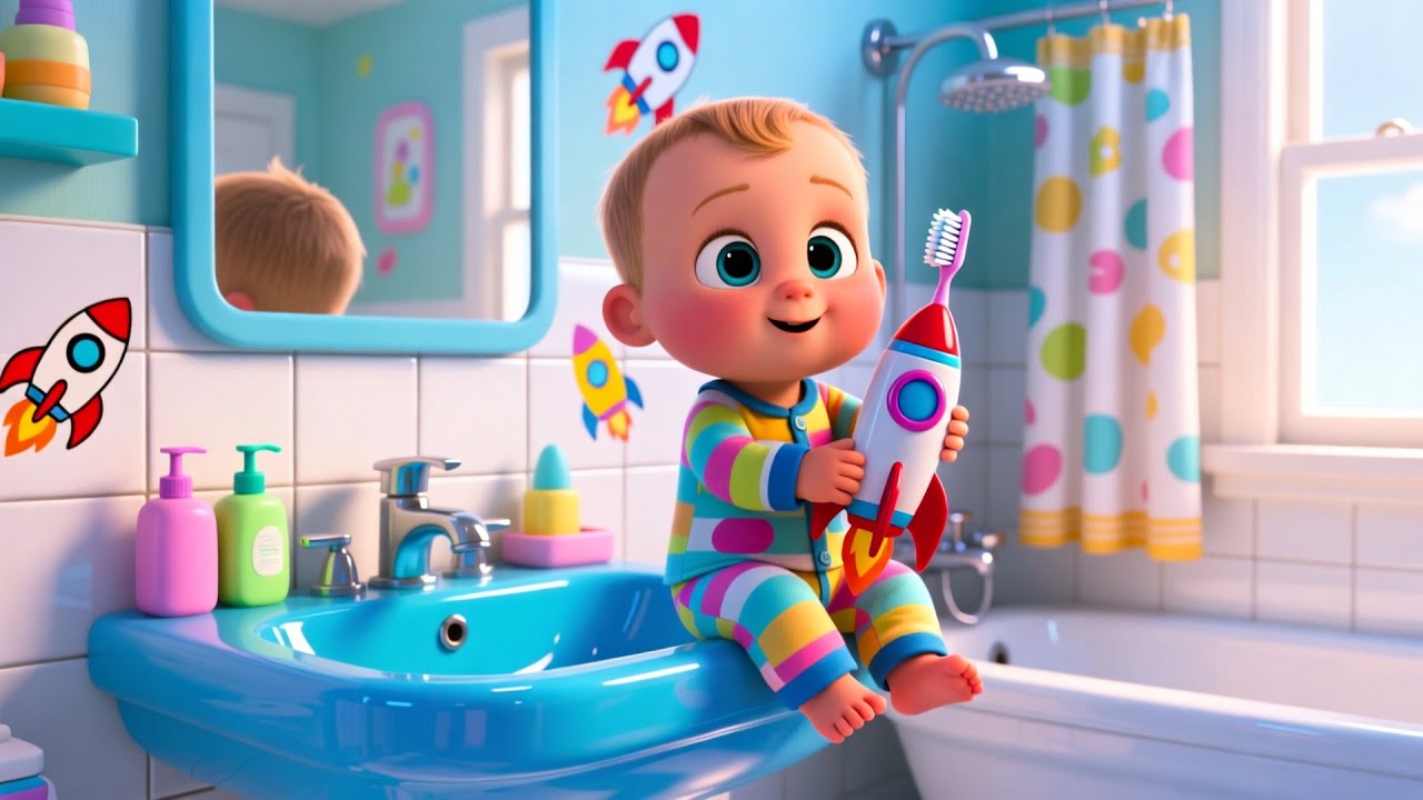 Brush Time Fun Today 🔢😊🍼| Kids Fantasy Song | Learn Brushing and Happy Routines