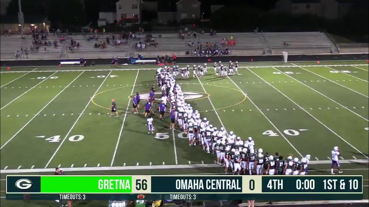 Gretna Football vs. Omaha Central YouTube