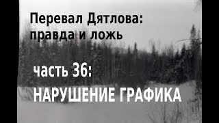 Перевал Дятлова, правда и ложь. Вып. 36: Нарушение графика Перевал Дятлова, правда и ложь. Вып. 36: Нарушение графика