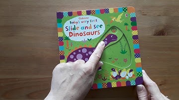 Slide and see Dinosaurs - Usborne Baby