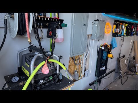 Garage Detailing Setup