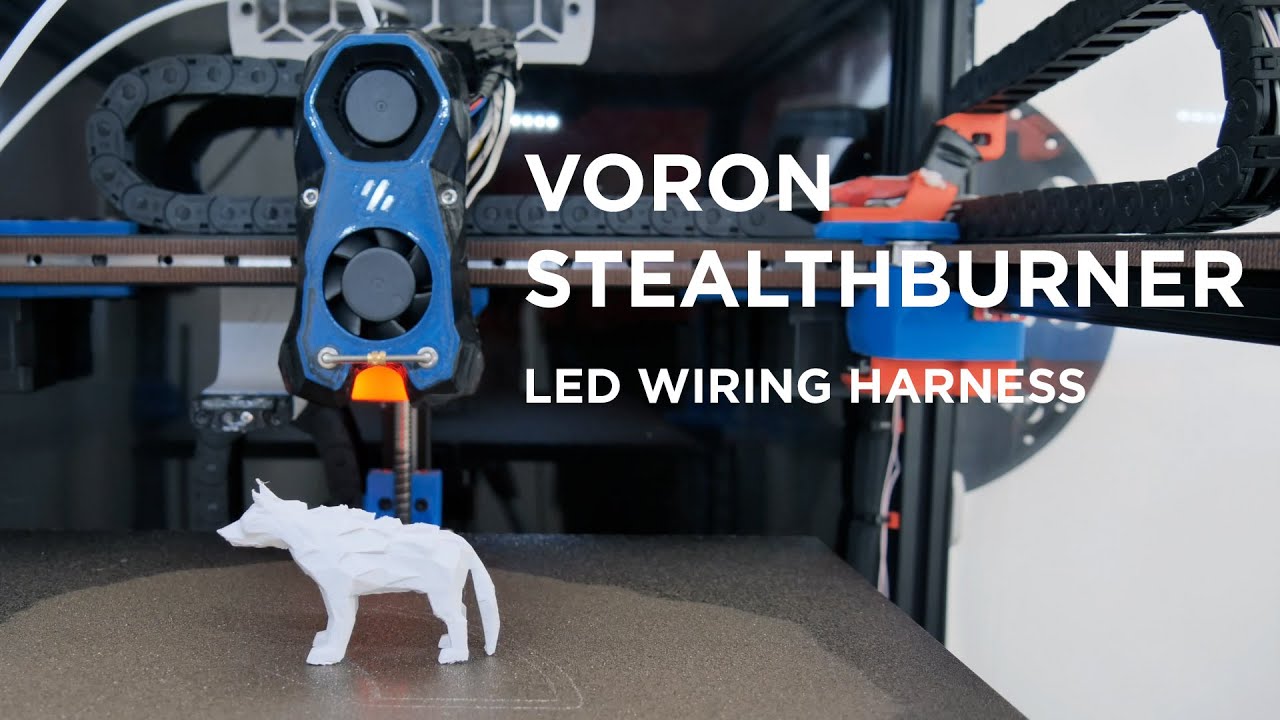 Voron Stealthburner LED wiring harness 