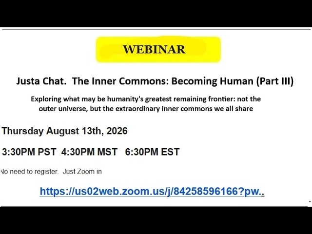 Becoming Human | Part III of The Inner Commons | Knowing One's Self | KEI Network |