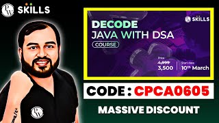 PW Skills Decode Java with DSA Course Coupon Code