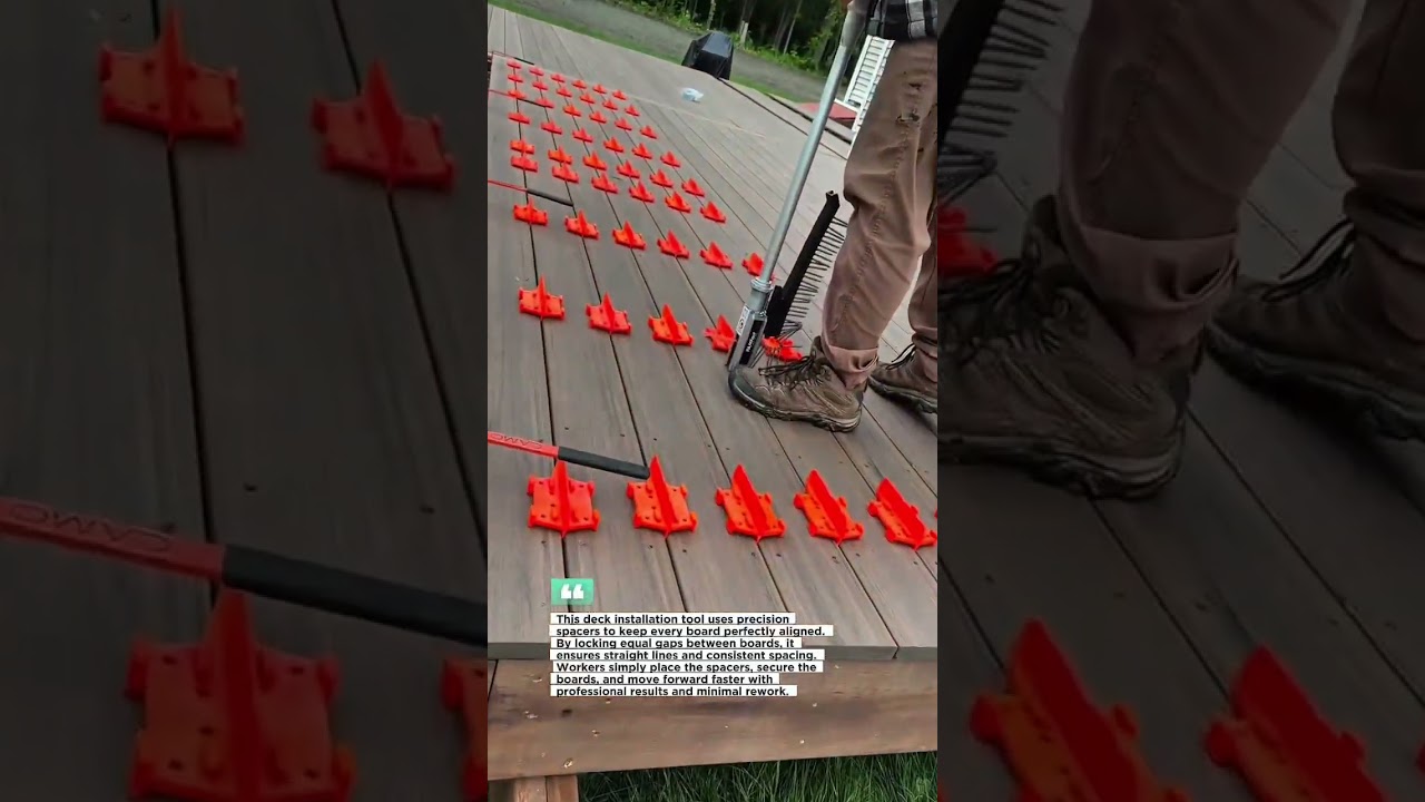 This Tool Installs Deck Boards Perfectly Straight 