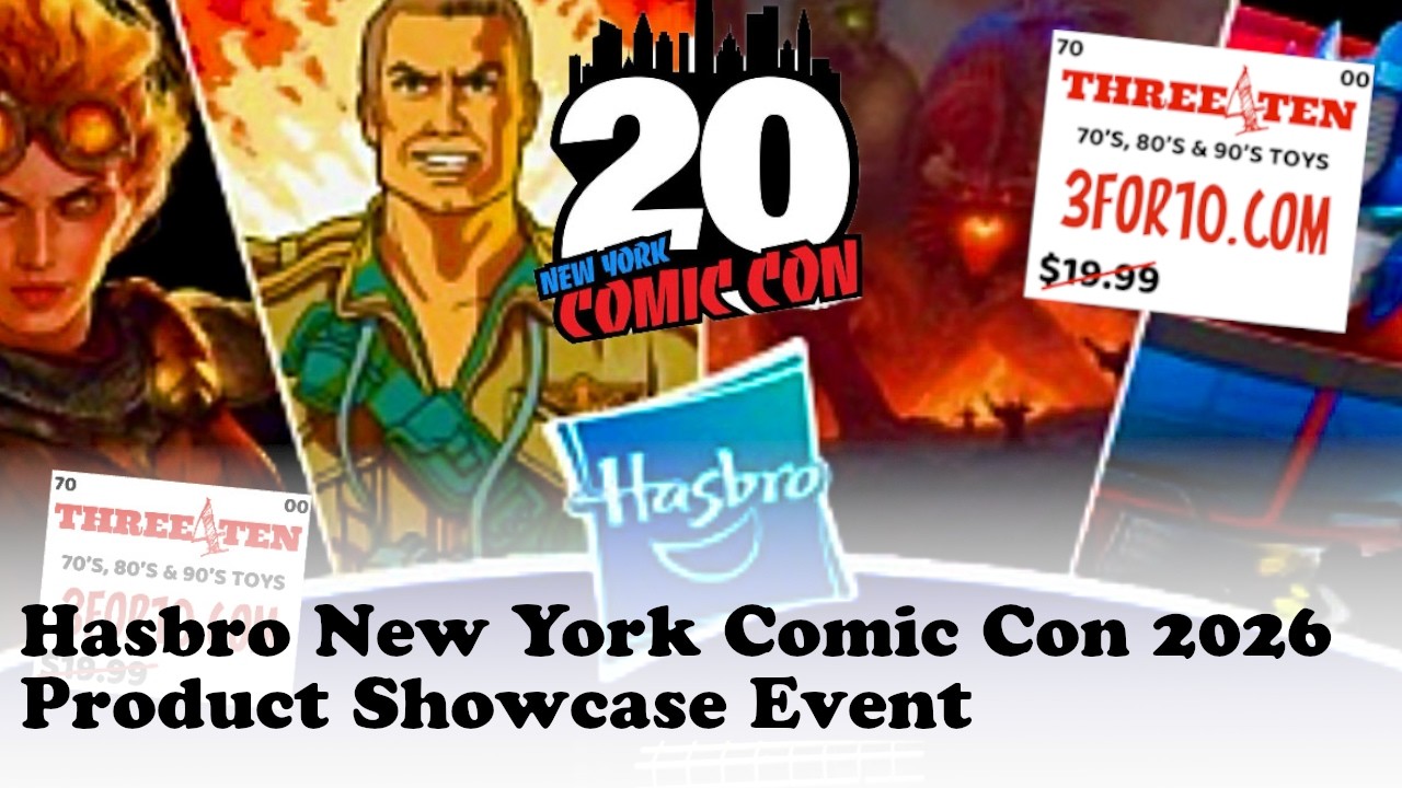 Hasbro New York Comic Con 2026 Product Showcase Event