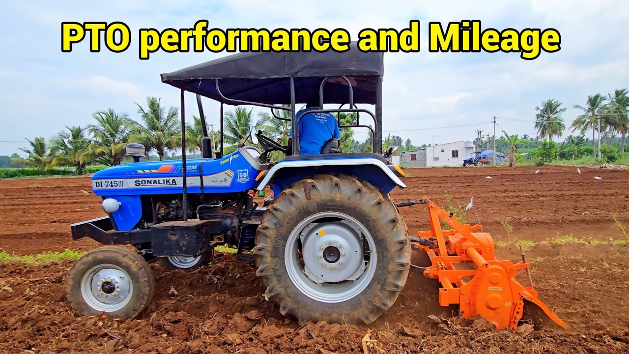 Трактор Sonalika 745 III Sikandar Power plus 50 л.с. | Производительность ВОМ и пробег