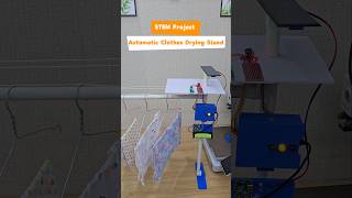 Automatic drying rack using solar energy #shorts #diy #arduino #trending