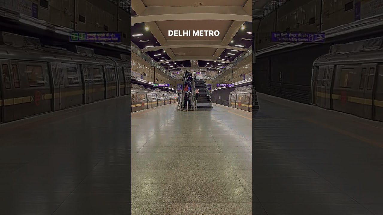 Delhi Metro 🚉 Status video short Metro Station Delhi 