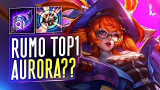 FUTURO TOP1 AURORA?? RUSHANDO TRYHARD!! | LoL Wild Rift