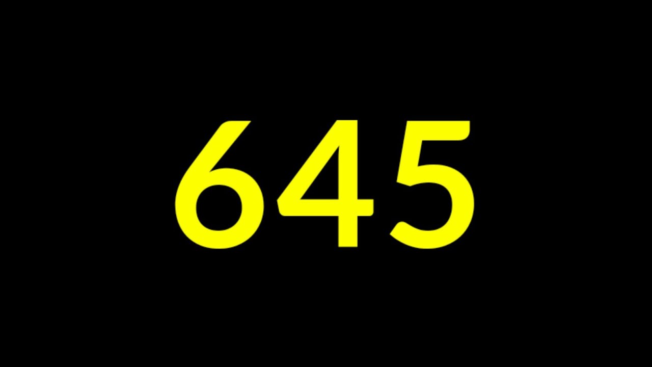 645 Seconds Countdown Timer With Sound Effect - YouTube