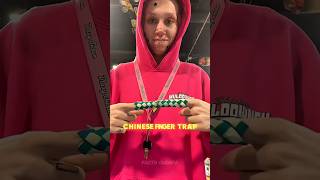 How to Escape a Chinese Finger Trap 😱 #shorts #shortsfeed #shortviral #viralshorts #trendingshorts